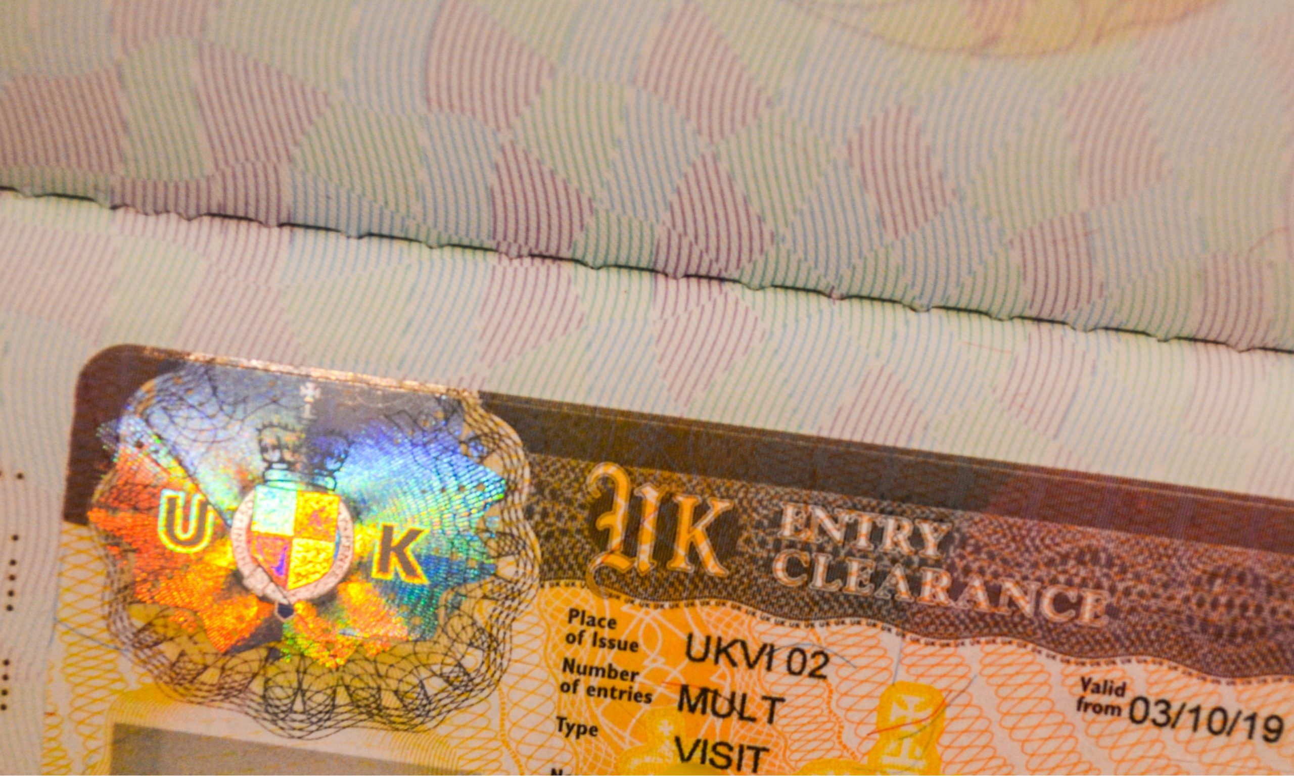 How to read UK visa sticker Uk Visa Number